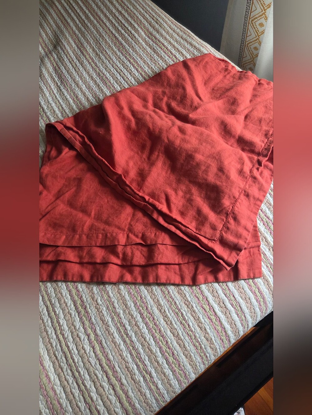 Pottery Barn Linen King Pillowcase